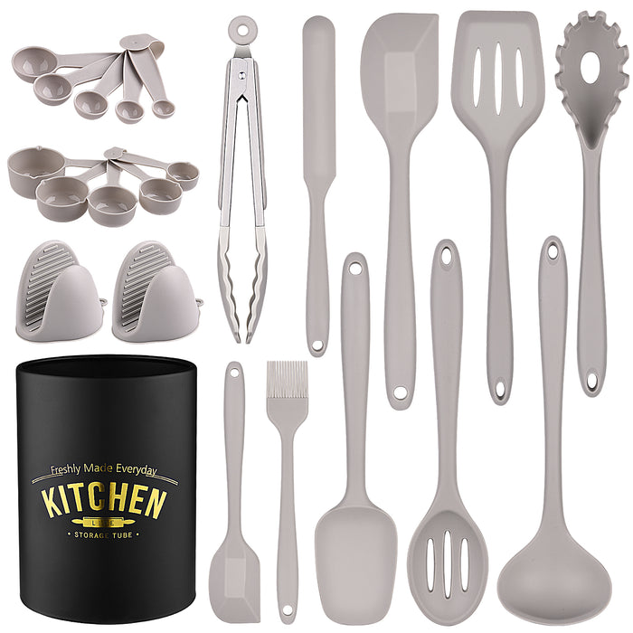 23Pcs Kitchen Utensil Set Cooking Utensil Set Silicone Utensils for Cooking, with Utensil Holder