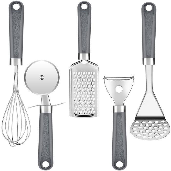 Kitchen Utensils Set Stainless Steel Kitchen Accessories, 5 Pcs