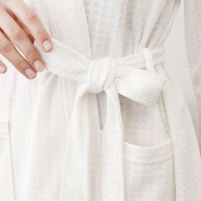 Robe Waffle Weave Bathrobe