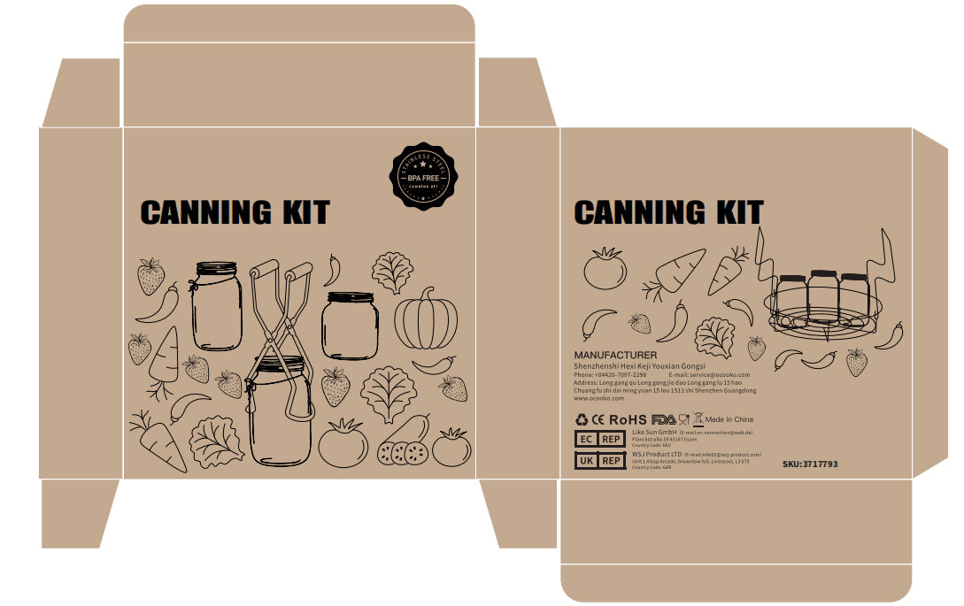 Canning Tools Set Canning Supplies Canning Kit with Jar Lifter & Wrench