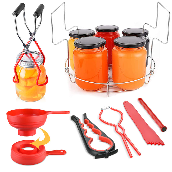 Canning Tools Set Canning Supplies Canning Kit with Jar Lifter & Wrench