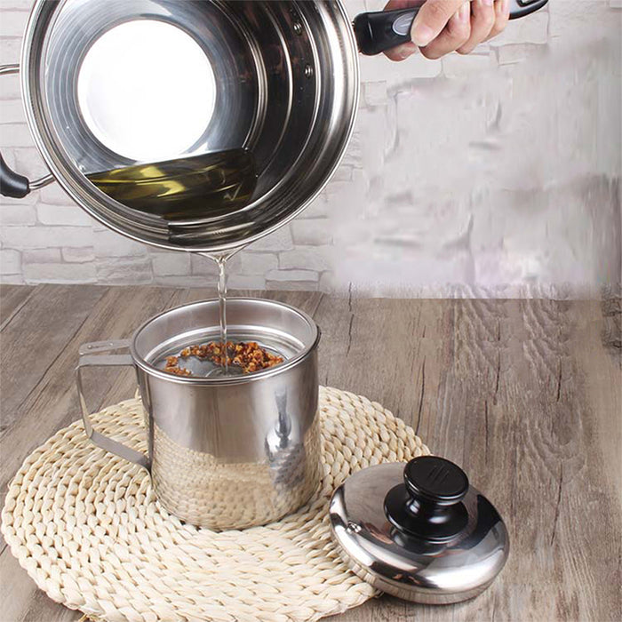 oil strainer pot